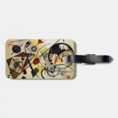 Kandinsky - Transverse Line Bagagelabel (Achterkant horizontaal)