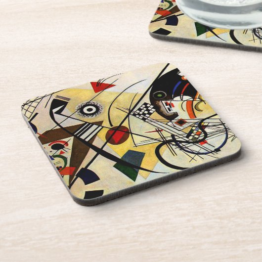 Kandinsky - Transverse Line Drankjes Onderzetter (Linkerzijde)