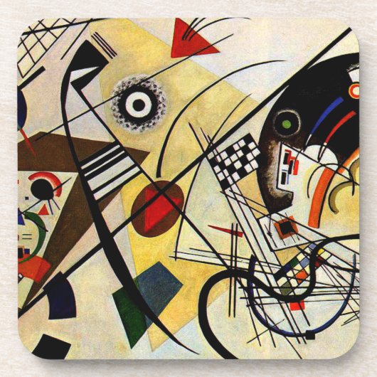 Kandinsky - Transverse Line Drankjes Onderzetter (Voorkant)