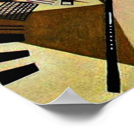 Kandinsky - Transverse Line Poster (Hoek)