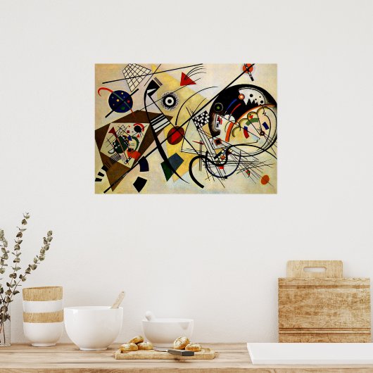 Kandinsky - Transverse Line Poster (Keuken)