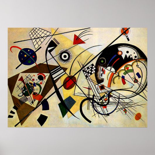 Kandinsky - Transverse Line Poster (Voorkant)