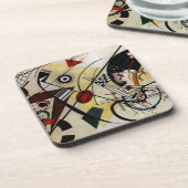 Kandinsky Transverse Ongebroken Lijn Bier Onderzetter (Linkerzijde)