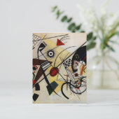 Kandinsky Transverse Ongebroken Lijn Briefkaart (Staand voorkant)