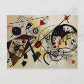 Kandinsky Transverse Ongebroken Lijn Briefkaart (Voorkant)