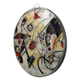 Kandinsky Transverse Ongebroken Lijn Dartbord (Voorkant Rechts)