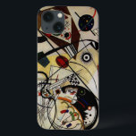 Kandinsky Transverse Ongebroken Lijn iPad Air Case<br><div class="desc">Wassilly Kandinsky's Abstracte kunstolie op schilderijen van Canvas - Transverse lijn (ononderbroken lijn) schilderen</div>