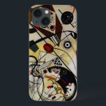 Kandinsky Transverse Ongebroken Lijn iPad Air Case<br><div class="desc">Wassilly Kandinsky's Abstracte kunstolie op schilderijen van Canvas - Transverse lijn (ononderbroken lijn) schilderen</div>