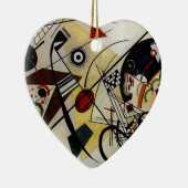 Kandinsky Transverse Ongebroken Lijn Keramisch Ornament (Rechts)