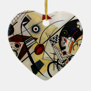 Kandinsky Transverse Ongebroken Lijn Keramisch Ornament