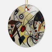 Kandinsky Transverse Ongebroken Lijn Keramisch Ornament (Links)