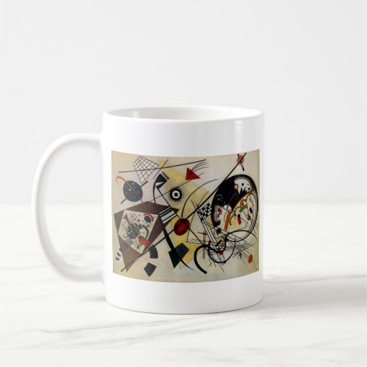 Kandinsky Transverse Ongebroken Lijn Koffiemok (Links)