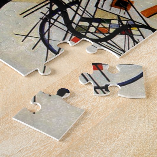 Kandinsky Transverse Ongebroken Lijn Legpuzzel (Zijkant)
