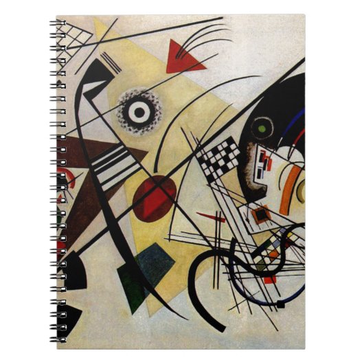Kandinsky Transverse Ongebroken Lijn Notitieboek (Voorkant)