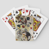 Kandinsky Transverse Ongebroken Lijn Pokerkaarten (Achterkant)