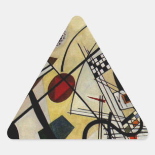 Kandinsky Transverse Ongebroken Lijn Sticker