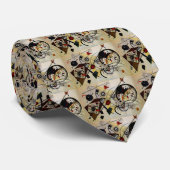 Kandinsky Transverse Ongebroken Lijn Stropdas (Opgerold)