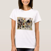 Kandinsky Transverse Ongebroken Lijn T-shirt (Voorkant)