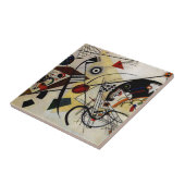 Kandinsky Transverse Ongebroken Lijn Tegeltje (Zijkant)
