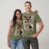 Kandinsky Transverse Ongebroken Lijn Vermoeidheid  T-shirt (Unisex)