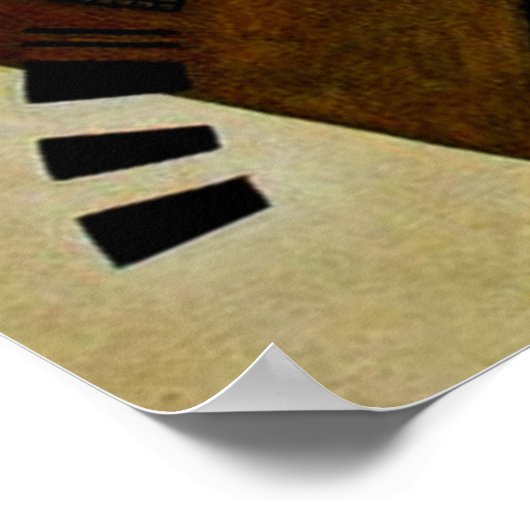 Kandinsky Transverse Unbroken Line Art Poster (Hoek)