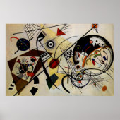 Kandinsky Transverse Unbroken Line Art Poster (Voorkant)