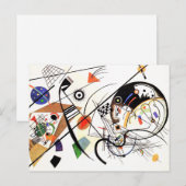 Kandinsky Tranverse Line briefkaart (Voorkant / Achterkant)