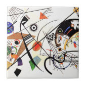 Kandinsky Tranverse Line Tile Tegeltje (Voorkant)