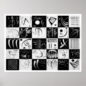 Kandinsky - Trente, 1936 Poster (Voorkant)