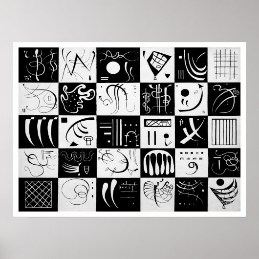 Kandinsky - Trente, 1936 Poster (Voorkant)