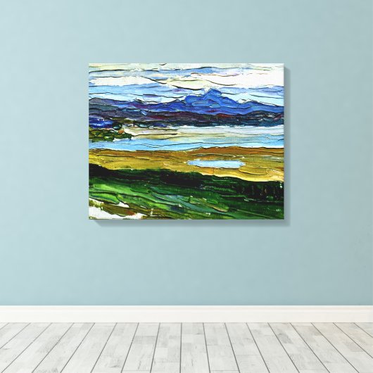 Kandinsky - Tunis, De Baai Canvas Afdruk (Insitu (Houten vloer))