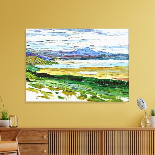 Kandinsky - Tunis, de baai Canvas Afdruk (Insitu (Woonkamer))