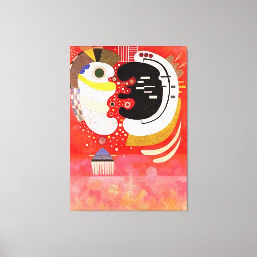 KANDINSKY - TUSSENIN (Entre deux) - 1934 - Canvas Afdruk (Voorkant)