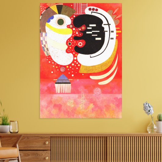 KANDINSKY - TUSSENIN (Entre deux) - 1934 - Canvas Afdruk (Insitu (Woonkamer))