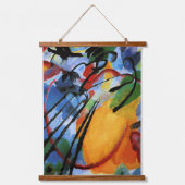 Kandinsky - Twee beroemde kleurrijke abstracte sch Hangend Wandkleed (Voorkant 2)