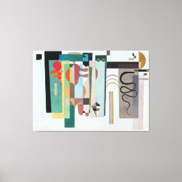 KANDINSKY - TWEE GROENE PUNTEN - 1935 - Bauhaus - Canvas Afdruk