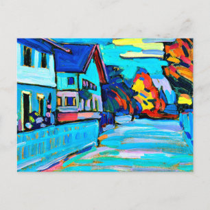 Kandinsky - Twee huizen Briefkaart