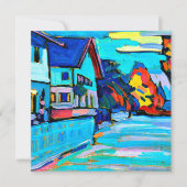 Kandinsky - Twee huizen Kaart (Voorkant)