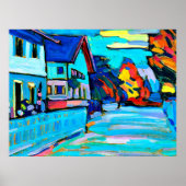 Kandinsky - Twee Huizen Poster (Voorkant)