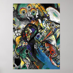 Kandinsky - Twee ovalen Poster