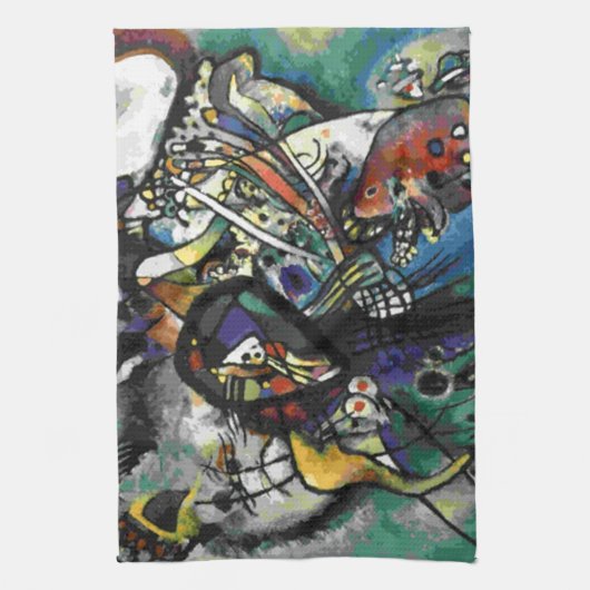 Kandinsky - Twee ovalen Theedoek (Verticaal)