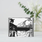 Kandinsky - Twee vogels Briefkaart (Staand voorkant)