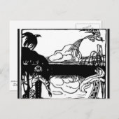 Kandinsky - Twee vogels Briefkaart (Voorkant / Achterkant)