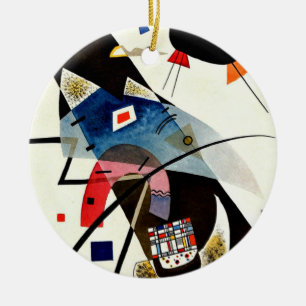 Kandinsky - Twee Zwarte Vlekken, Keramisch Ornament