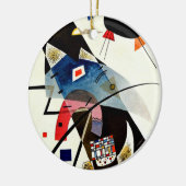 Kandinsky - Twee Zwarte Vlekken, Keramisch Ornament (Links)