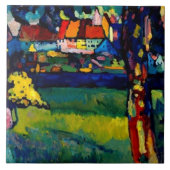 Kandinsky - uitgevoerde Levensboom Tegeltje (Voorkant)