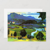 Kandinsky - Uitzicht over het Staffelsee Briefkaart (Voorkant / Achterkant)