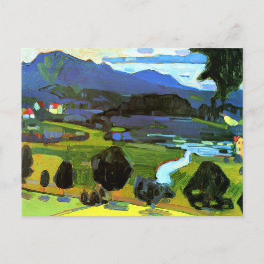 Kandinsky - Uitzicht over het Staffelsee Briefkaart (Voorkant)