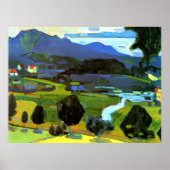 Kandinsky - Uitzicht over het Staffelsee Poster (Voorkant)
