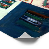 Kandinsky - Uitzicht van het raam van de Griesbrau Poster (Hoek)